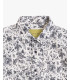 Camicia in cotone floreale in velluto a coste