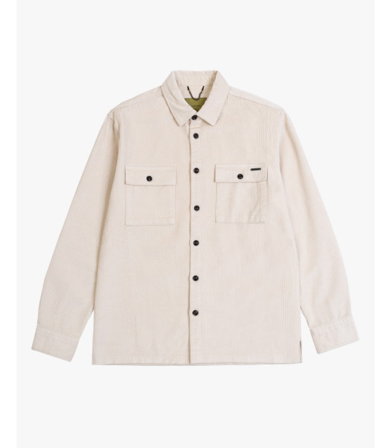 Overshirt in velluto a coste