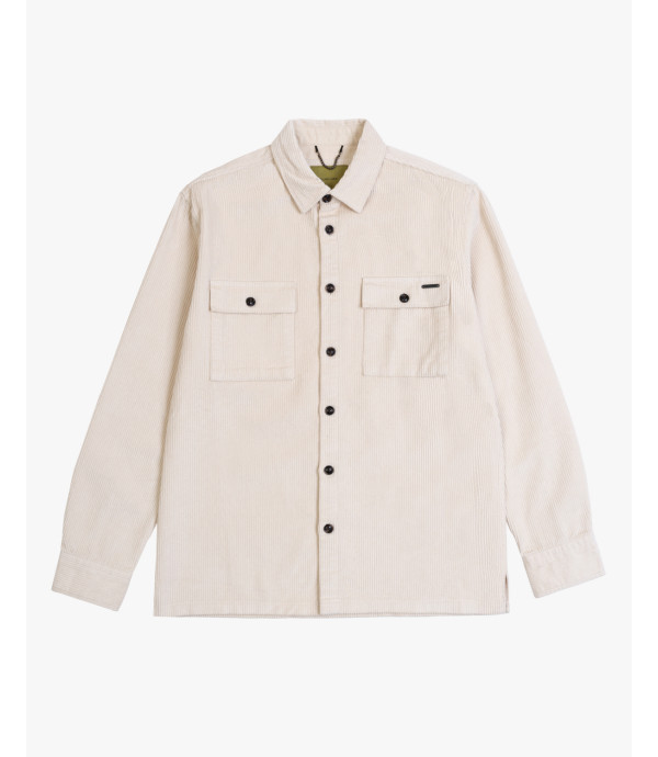 Overshirt in velluto a coste