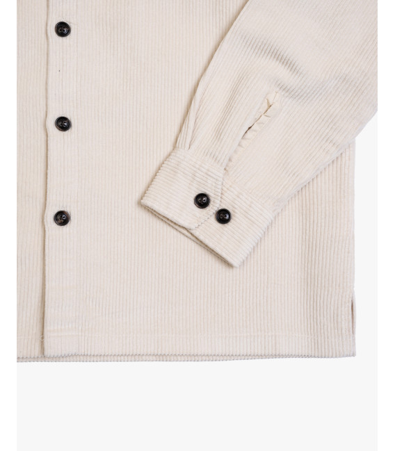 Overshirt in velluto a coste