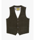 Velvet waistcoat with patterned lining