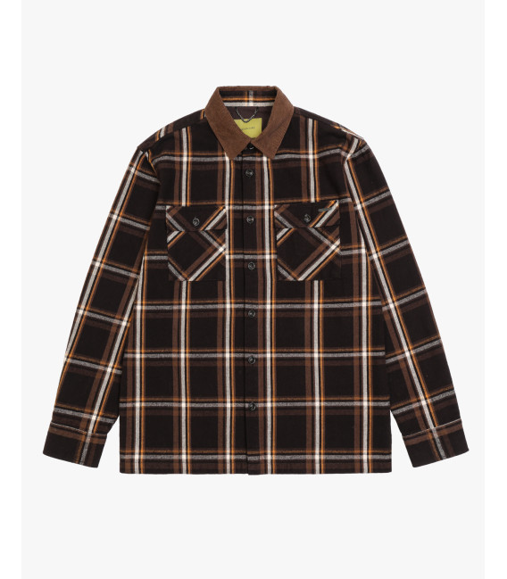 Overshirt in flanella a quadri