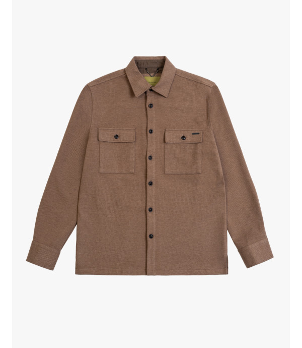 Overshirt in panno twill
