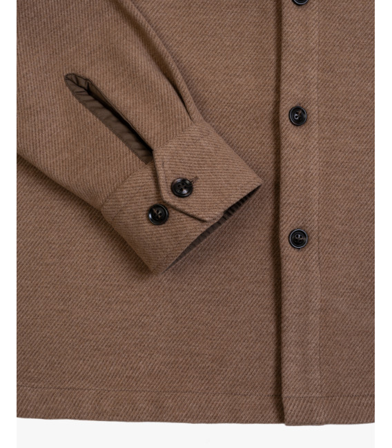 Overshirt in panno twill