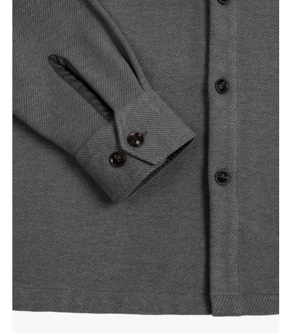 Overshirt in panno twill