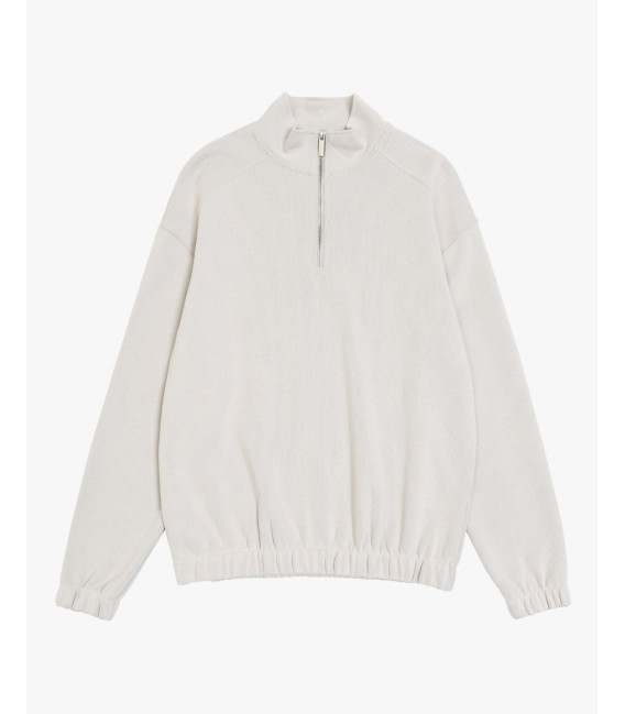 Half-zip sweatshirt