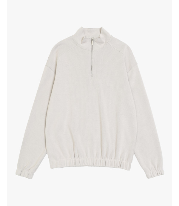 Half-zip sweatshirt