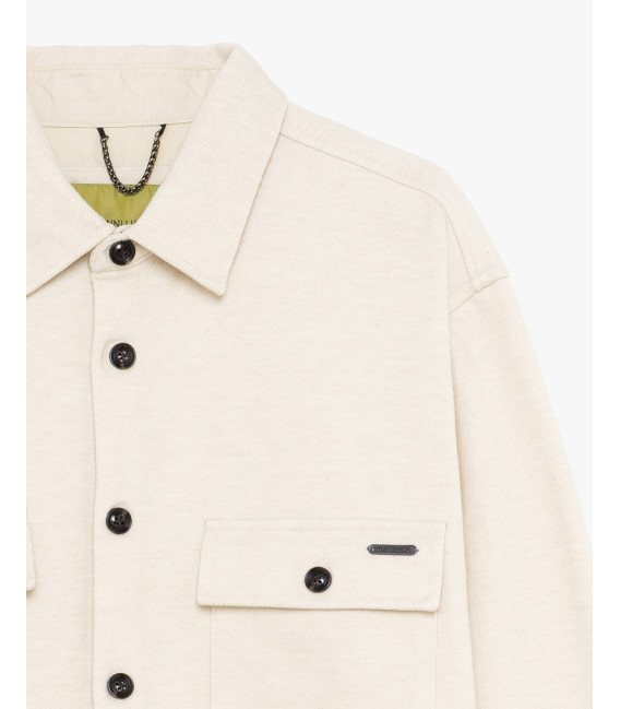 Twill overshirt