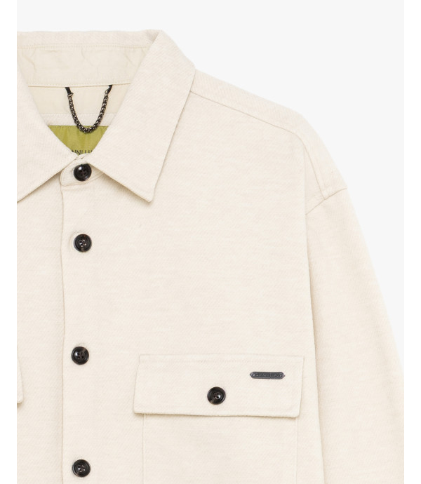 Twill overshirt