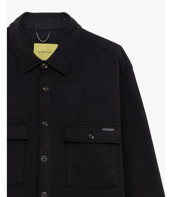 Twill overshirt