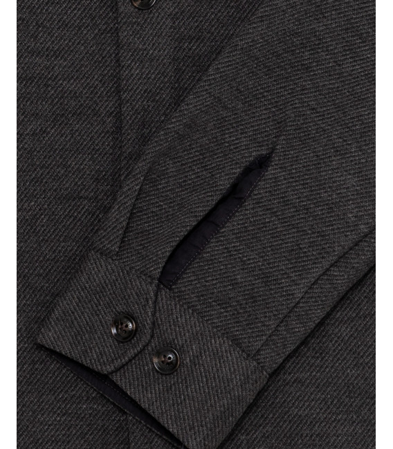 Overshirt in panno twill
