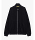 High-neck full-zip sweatshirt