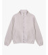 High-neck full-zip sweatshirt