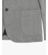 Single-breasted blazer in textured fabric