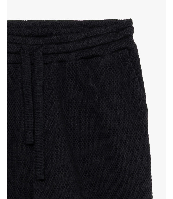 Jogger in tessuto texturizzato