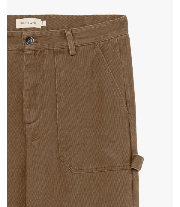 Pantalone workwear in twill di cotone