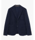 Single-breasted blazer in textured fabric