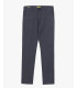 Pantaloni in cotone effetto puntinato