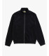 Zipped sweater in chenille