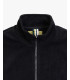 Zipped sweater in chenille