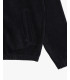 Zipped sweater in chenille