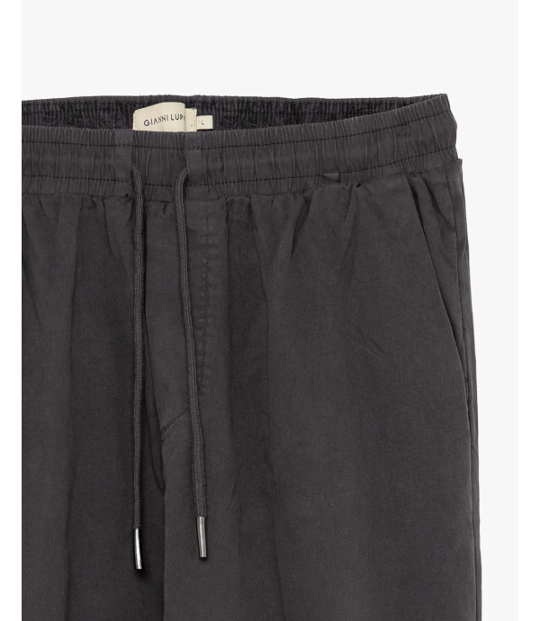 Drawstring trousers low crotch
