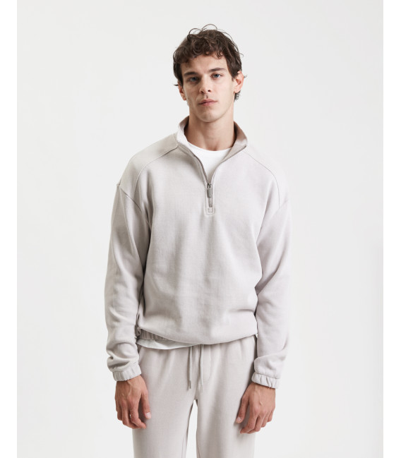 Half-zip sweatshirt