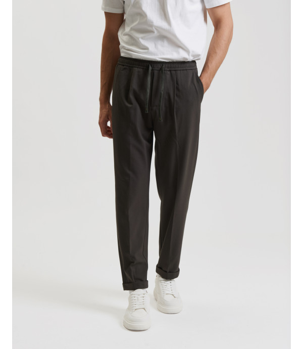 Pantaloni con coulisse relaxed fit