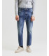 Jeans MIKE carrot cropped fit con abrasioni