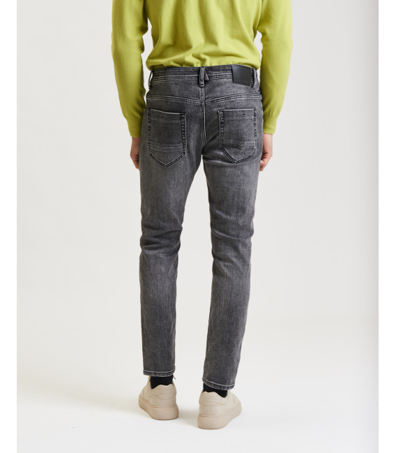 Jeans PAUL skinny cropped fit neri