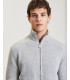 Knitted cardigan with zip