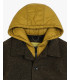 Jacket with detachable vest and hood