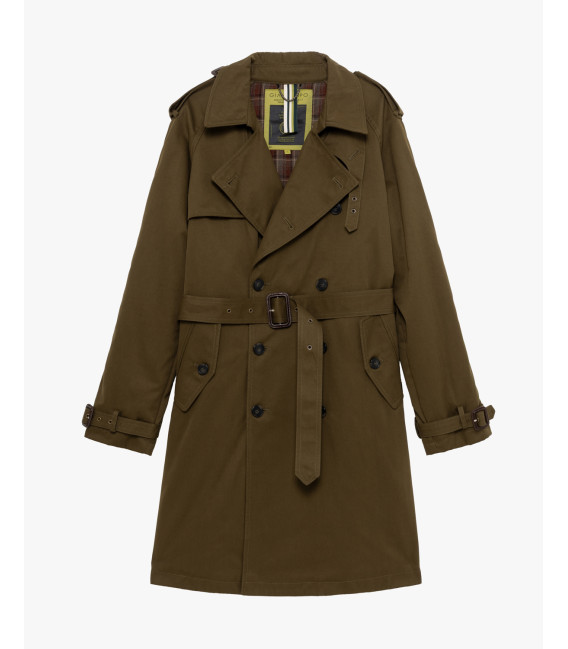 Double breasted trench coat