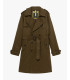 Double breasted trench coat