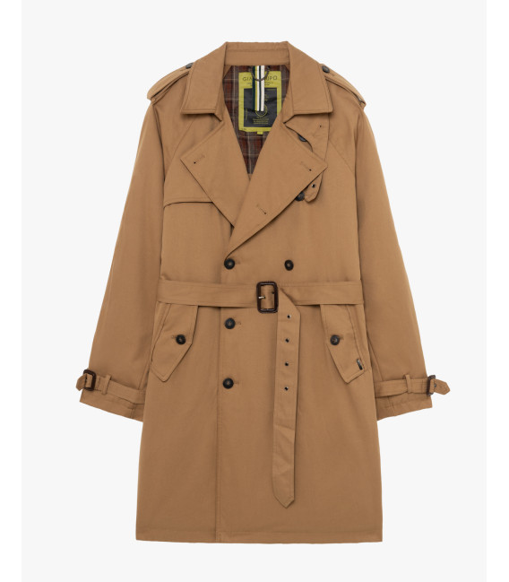 Double breasted trench coat