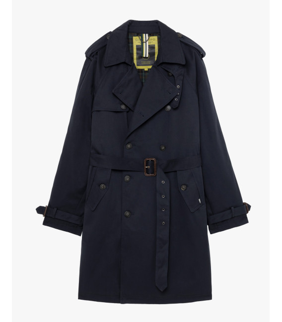 Double breasted trench coat