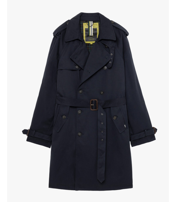 Double breasted trench coat