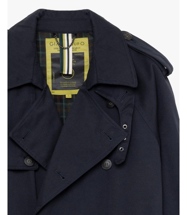 Double breasted trench coat