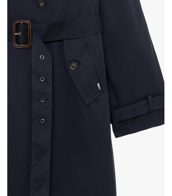 Double breasted trench coat