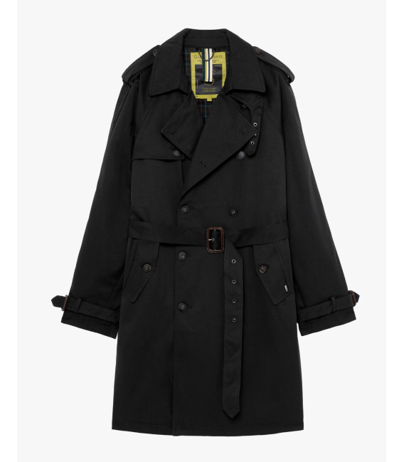 Double breasted trench coat