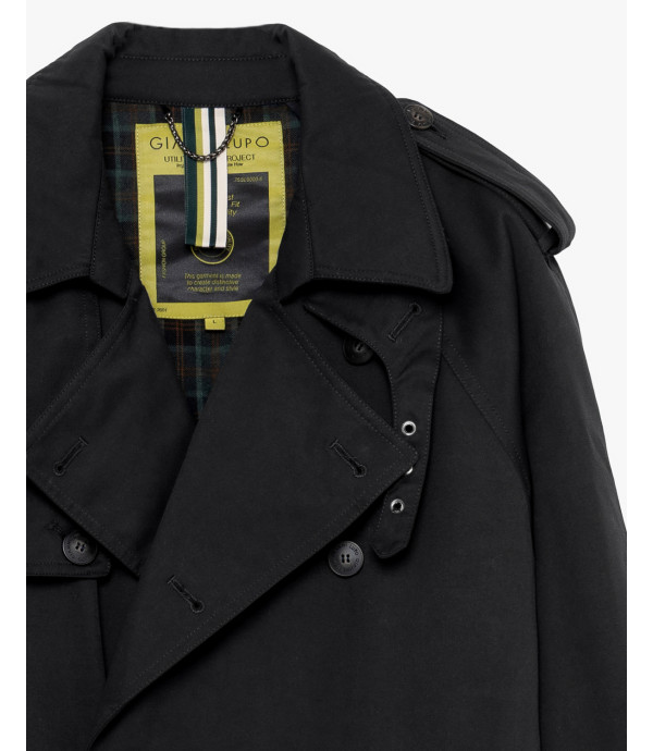 Double breasted trench coat