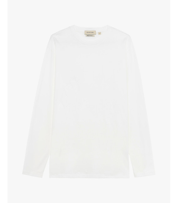T-shirt maniche lunghe in cotone