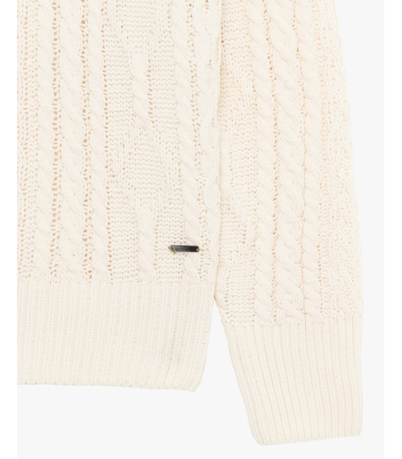 Maglione girocollo in ciniglia