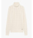 Chenille turtleneck sweater