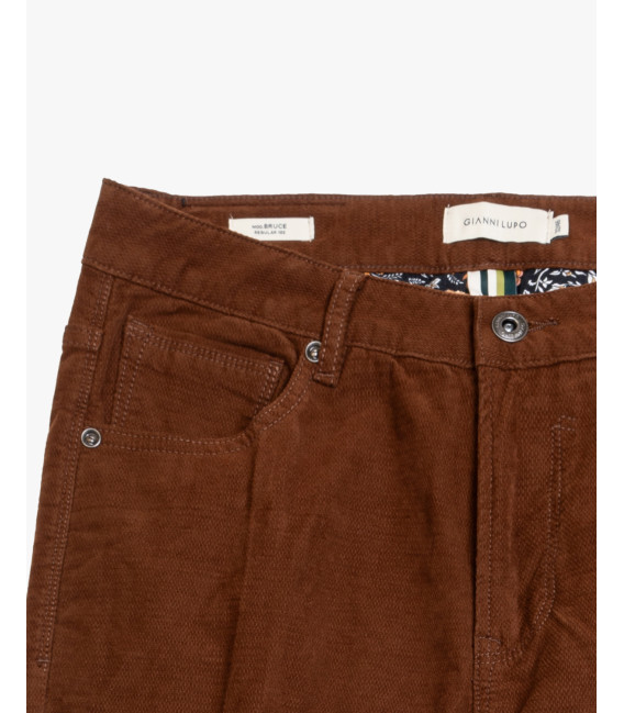 BRUCE regular slim trousers in corduroy