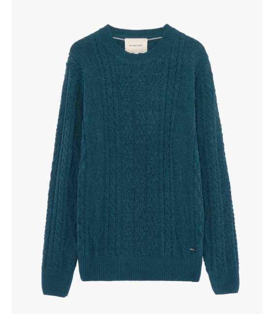 Maglione girocollo in ciniglia