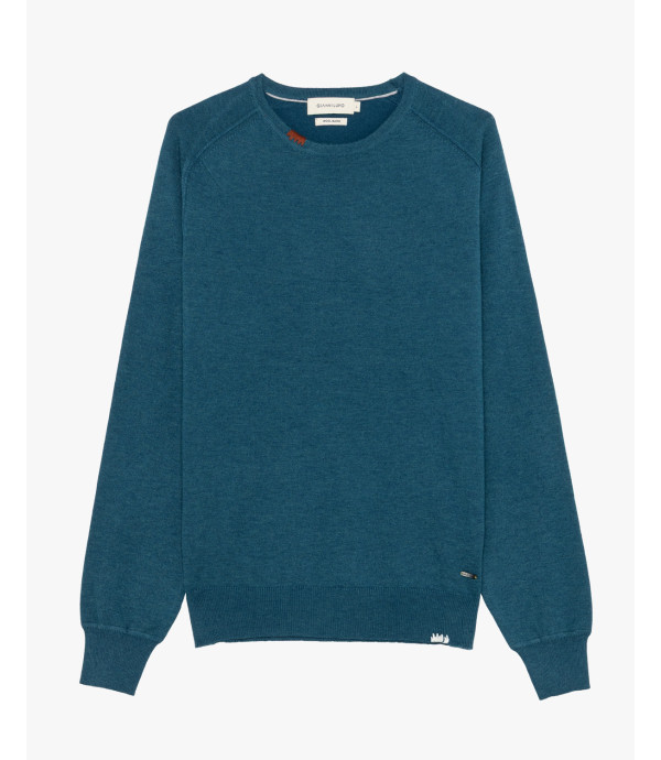 Maglione girocollo in misto lana