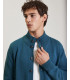Wool-blend knitted cardigan