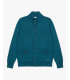 Wool-blend knitted cardigan