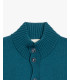 Wool-blend knitted cardigan